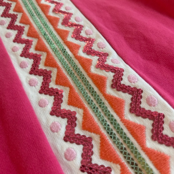 Girls Gymboree Hot Pink dress with sequin detail size 8 - Picture 2 of 5